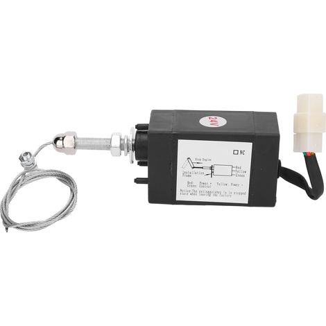 XHQ-PT Diesel Generator Ignition Shutdown Electronic Stop Controller Throttle Switch Normally Open DC24V (1/5)