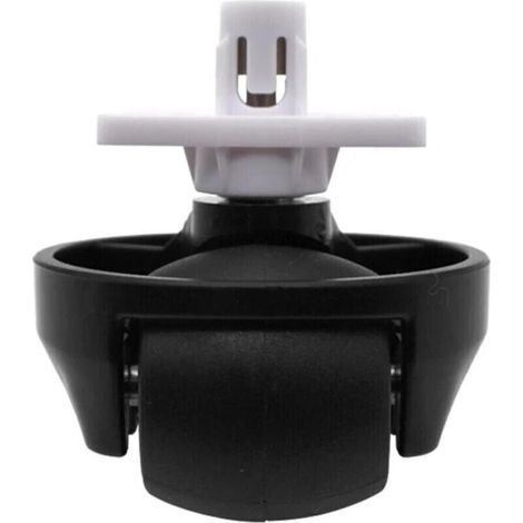 Roue avant (noire) pour aspirateur robot - Roue avant silencieuse - Compatible avec les aspirateurs Roborock S65/S55 Max/S65 Pure/S7/S8/T7S/T8/G10/G20 - Roue universelle (1/4)