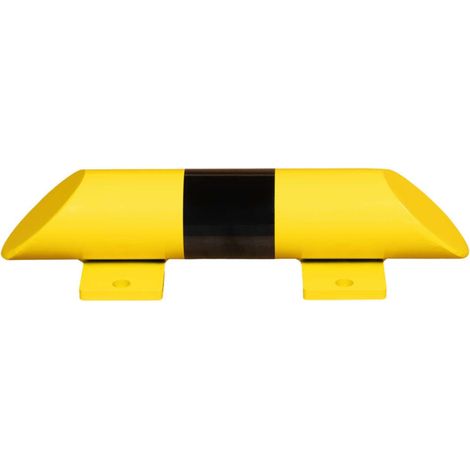 Poutre de protection pour vérin Moravia noir/jaune 76 x 3,0 mm Longueur 400 mm (1/5)