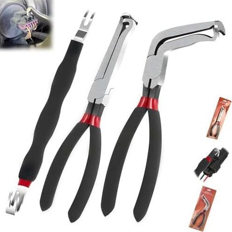 Elektrische Trennzange – Zange zum Entfernen von Kabelverbindern, Werkzeug für Schläuche und Kraftstoffleitungen, Kfz-Werkzeug, praktisch und ergonomisch (3er-Set) (1/5)