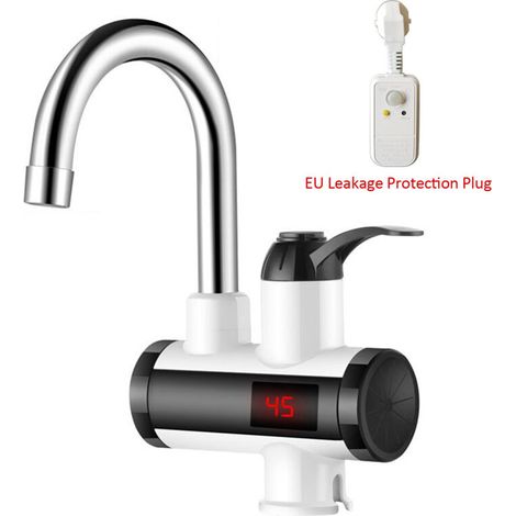 Robinet d'eau chaude instantanée 3000W, robinet de chauffe-eau électrique, étanche IPX4, rotatif à 360 °
