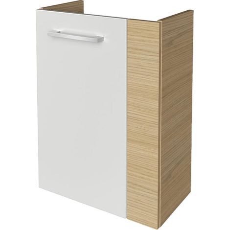 FACKELMANN SBC Beckenunterschrank 45 - Front Weiß Hochglanz - (1/4)