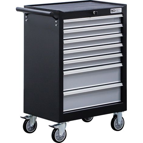 Banco da lavoro professionale BGS Technic con 7 cassetti vuoto