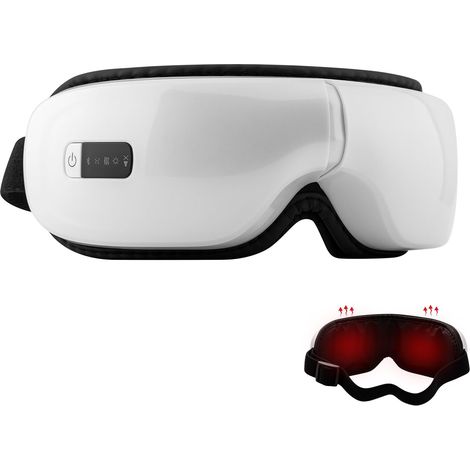 Masseur oculaire avec compression thermique 5 modes de massage vibration et musique Bluetooth