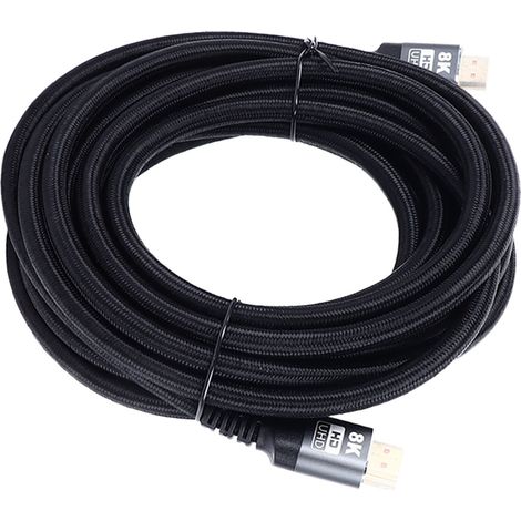 Câble HDMI 8K 48Gbps Or 5m HDR Dynamique VRR QMS pour TV PC Moniteur (1/5)