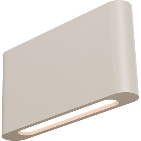 Spot mural moderne Atina 20cm de crème - 3685-36-20-DW