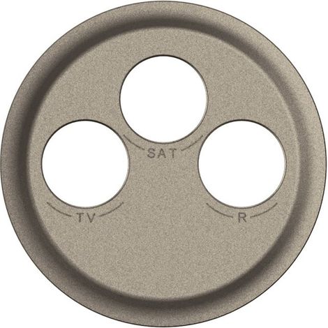 Legrand CT0388 Céliane TV-R-SAT DAB+ socket cover plate - Titanium