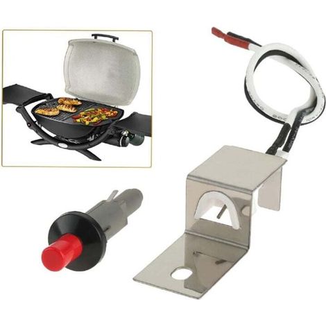 Allumage Piézo électrique，allumage piézoélectrique à bouton poussoir Compatible avec Weber Q100 Q200 Q120 Q220 Q1000 Q2000