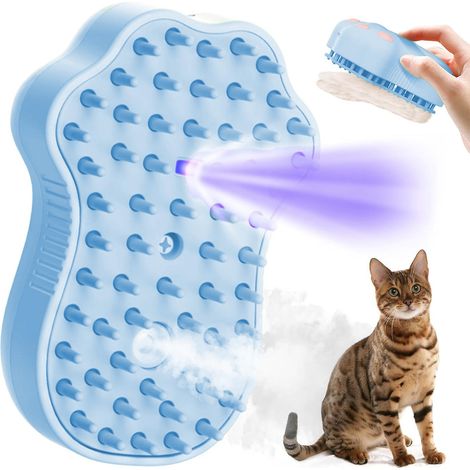 Filiyano-Brosse vapeur 4 en 1 pour chat, brosse de massage pliable pour chien et chat à vapeur autonettoyante (1/5)