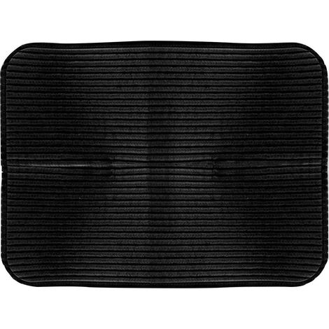 Abtropfmatte, schwarz, 45,5 x 35,5 cm