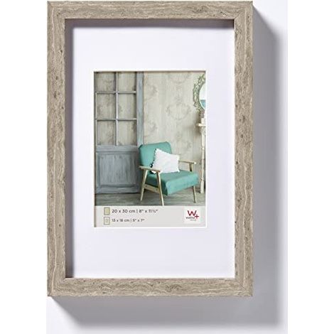 Walther Design EA030D Stockholm, cornice di legno, grigio, 20 x 30 cm (1/5)