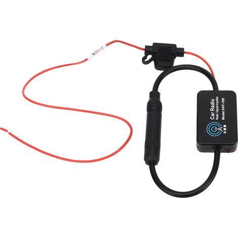 Antenne amplificateur de signal radio FM auto 25-30dB audio stéréo récepteur média autoradio (1/5)