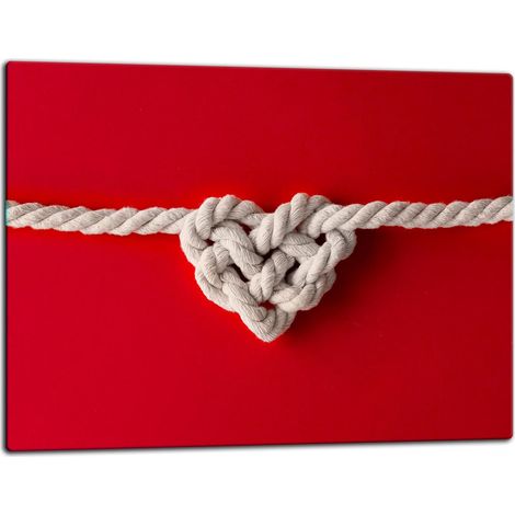 Tagliere della lastra di vetro 52x40 cuore (1/5)