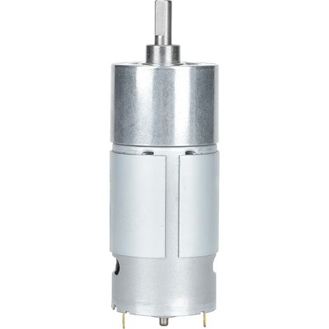 Moteur à Courant Continu avec Réducteur - 12 V / 6 V - Couple Élevé - Pour Applications Industrielles et Domestiques - 1 Pièce (1/5)
