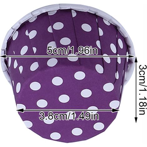 100 Papier-Muffinförmchen, Backformen für Cupcakes, lila Gebäckhalter, Set für Hochzeitsfeiern (1/5)