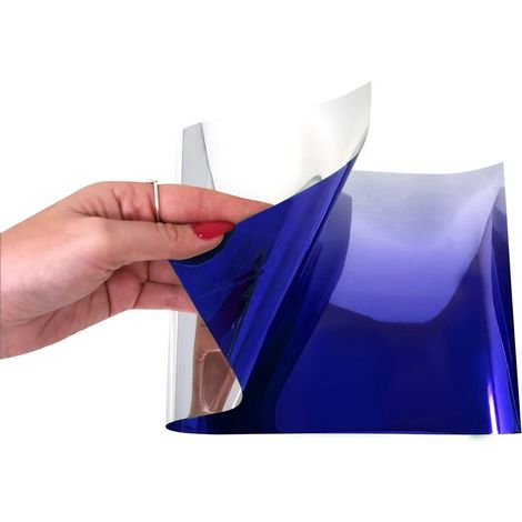Parasole Adesivo Sfumato 40 x 20 cm - Colore: BLU