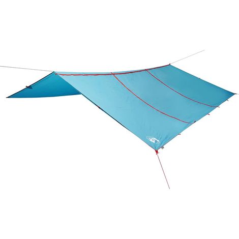 Bâche de camping bleu 420x440 cm imperméable CFW221889 (1/5)