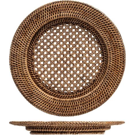 Sottopiatto in rattan Ø32 cm H&H