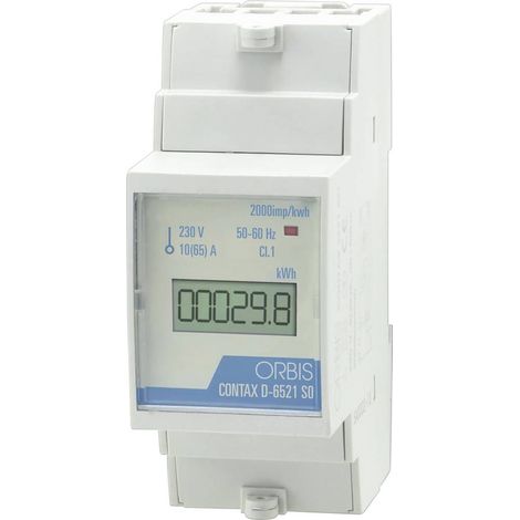 ORBIS Zeitschalttechnik kW-Zähler OB707100 Compteur d'énergie monophasé numérique 65 A conformité MID: non 1 pc(s)