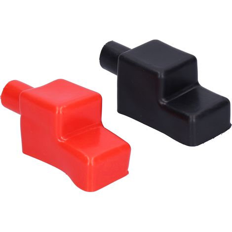 10 Capuchons de Protection pour Bornes de Batterie en Caoutchouc Souple, Isolants et Résistants (1/5)
