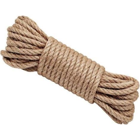 Jute rope - Handmade - 6 mm - 30 m - Resistant - Multi-use - Ecological (1/4)