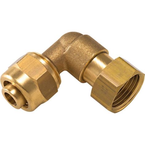 – Raccord laiton PER à compression coude D 16 – Filetage plomberie – Assemblage circuit canalisation sur-mesure – Pour chantiers humides (1/5)