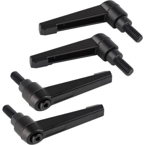 4PCS Poignées de Serrage Réglables M8, Poignée de Levier de Serrage Rapide en Acier avec 16mm Goujon (1/5)
