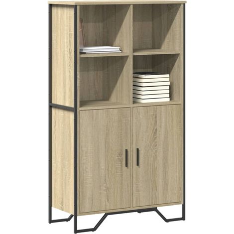 Highboard Sonoma-Eiche 79,5x35,5x137,5 cm Holzwerkstoff