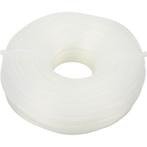 Toivize Fil de coupe en nylon blanc rond pour tondeuse à gazon, 2,65 mm × 70 m (1/5)