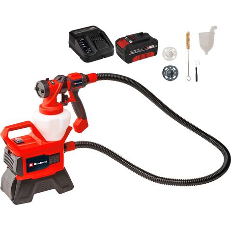 EINHELL Système de pulvérisation de peinture sans fil TE-SY 18/90 Li Kit (1x 4,0 Ah) (1/5)