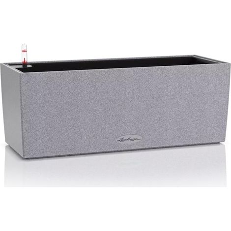 LECHUZA BALCONERA Stone 50 Komplettset steingrau
