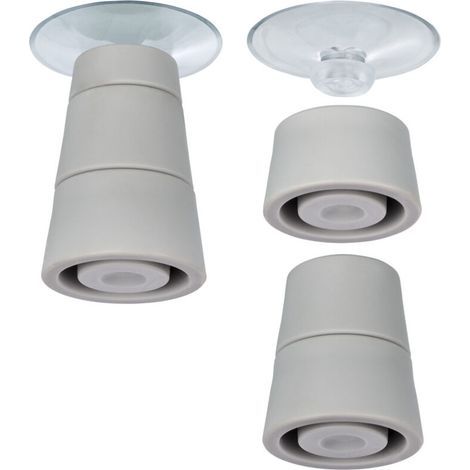 Ersatzfüße für Glasschutzscheiben – 4er-Set – Rutschfester Kunststoff – Höhenverstellbar bis zu 5 cm (1/5)