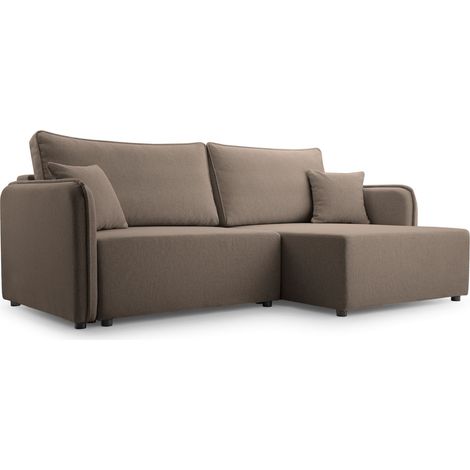 Selsey Kassian - Ecksofa mit Schlaffunktion und Bettkasten, hellbraun, rechts (1/5)