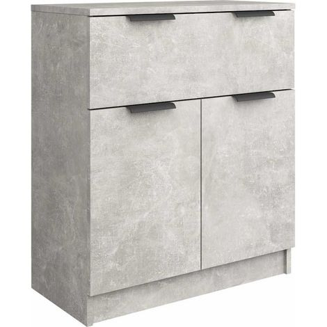 Maison Exclusive - Credenza Grigio Cemento 60x30x70 cm in Legno Multistrato (1/5)
