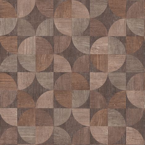Papier peint designTapisserie design Papier peint intissé Beige Marron Gris 369131 (1/4)