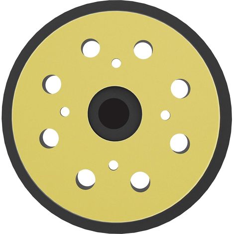 Plateau support disque ponçage 125 mm, rechange 8 trous pour ponceuse excentrique HYCHIKA OS300W, FL117, atelier, plateau porte-disque 125 mm (1/4)
