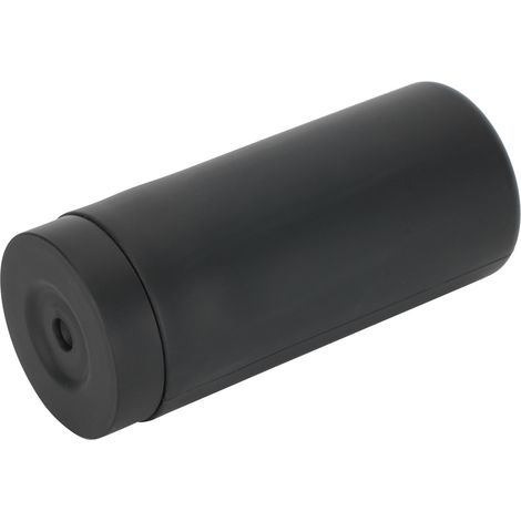 Distributeur manuel de savon pour les mains 240 ml, lotion, shampoing, flacon en silicone souple, facile à presser, pour la cuisine et la salle de bain, noir (1/5)