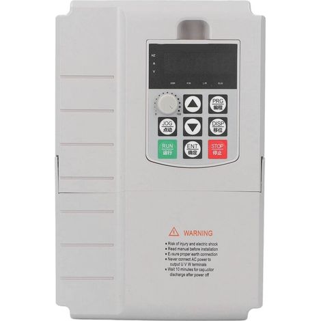 Variateur de fréquence VFD monophasé 220V à 380V – Puissance 4KW 6HP – Courant 20A – Régulation précise pour moteurs triphasés - AC 20 A (1/5)