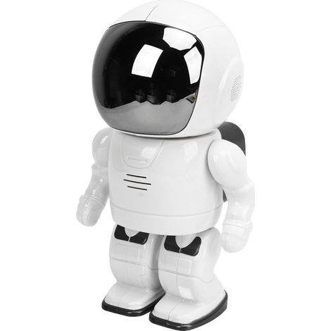 Caméra de Surveillance sans fil, moniteur de sécurité 1080P HD, vision nocturne à 360 degrés, détection de mouvement du Robot, Audio bidirectionnel (1/4)