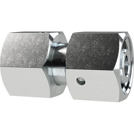 Raccord droit réglable, cône d'étanchéité, rotation à 360°, écrou M30 x 2,0 i, diamètre extérieur du tube : 20 mm, PN max. 400 bars, en acier. (1/3)