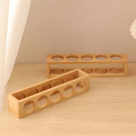 Casier à Vin en Bambou Écologique – Rangement pour 6 ou 12 Bouteilles – Design Compact et Élégant pour Cuisine ou Salle à Manger (1/4)