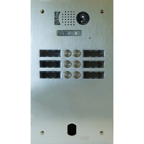 Plaque video alu 2r 6 bp 2VOICE URMET V83/206