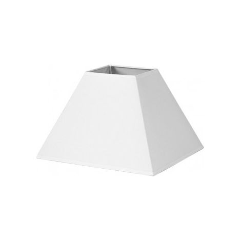 Pantalla piramide mezzo e27 blanco 30dx13dx22h tejido popelin