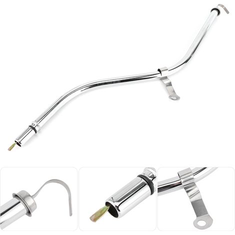 Jauge de niveau d'huile de transmission avec support de fixation en acier inoxydable, compatible Chevrolet GM TH350 (1/5)
