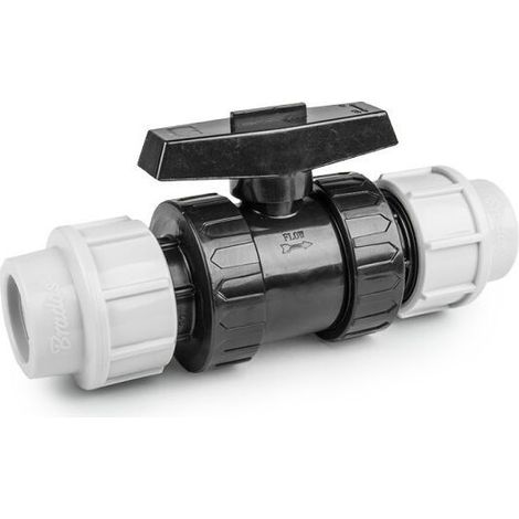 Vanne à sphère PN16 pour tuyaux PE 20 mm – Contrôle de débit efficace – Compatible irrigation et plomberie – Pression 16 bars (1/2)