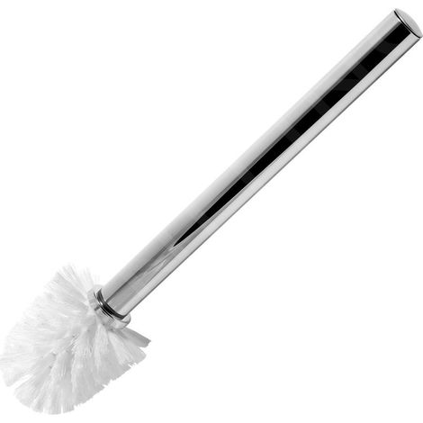 Novaservis Accessoires de salles de bain - Brosse de toilette de rechange, plastique/chrome 66333,Y0
