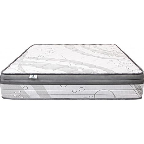 Matelas Relax (26cm), Ressorts Ensachés, Mousse Haute Densité, Indépendance du Couchage, Soutien ferme, Face été/hiver, 160x200cm (1/5)
