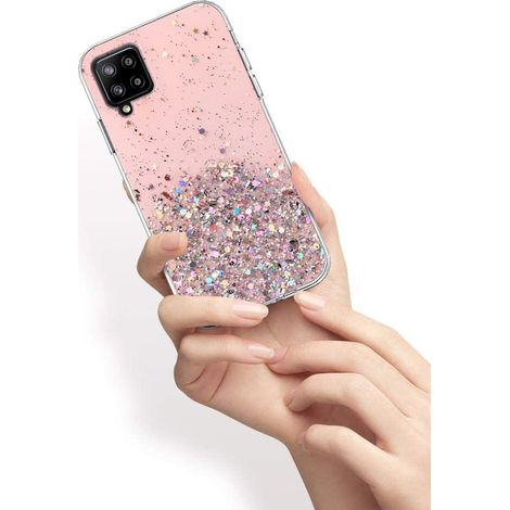 Samsung Galaxy A42 5G Hülle, Glitzernd, Pink (1/3)