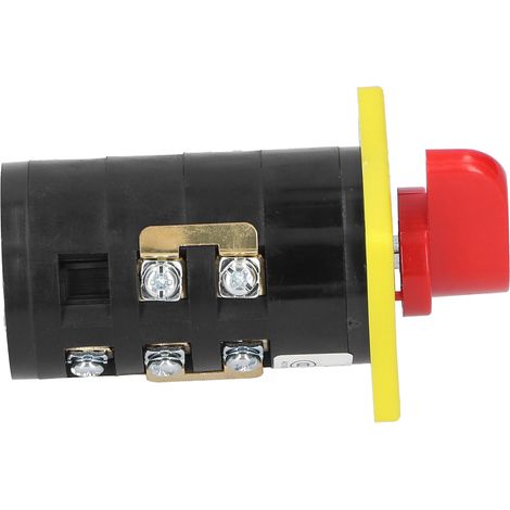 Commutateur universel à cames avec réarmement automatique, 3 positions, rotatif marche/arrêt, 380 V/10 A, 4 kW (1/5)
