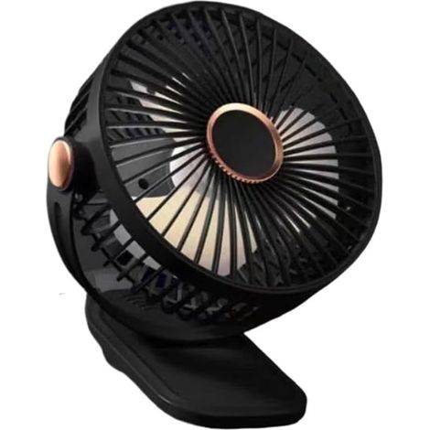Ventilatore personale portatile, mini ventilatore portatile pieghevole e ricaricabile, potente con 3 velocità del vento, leggero e portatile, adatto per viaggi, attività all'aperto, ufficio, scrivania (1/2)